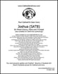 Joshua SSAATTBB choral sheet music cover